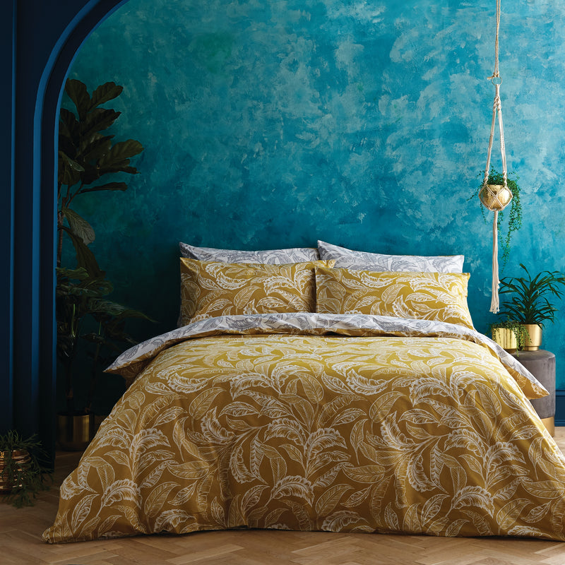 Mozambique Duvet Cover Set - Ochre