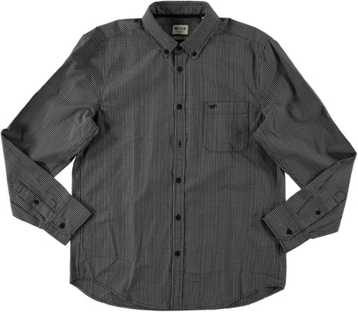 Clemens Gingham Check Shirt - Grey