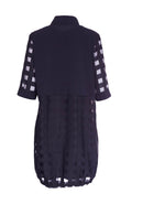 Square Pattern Jacket - Black