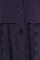 Square Pattern Jacket - Black