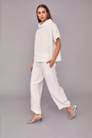 Funnel Neck Top - Cream