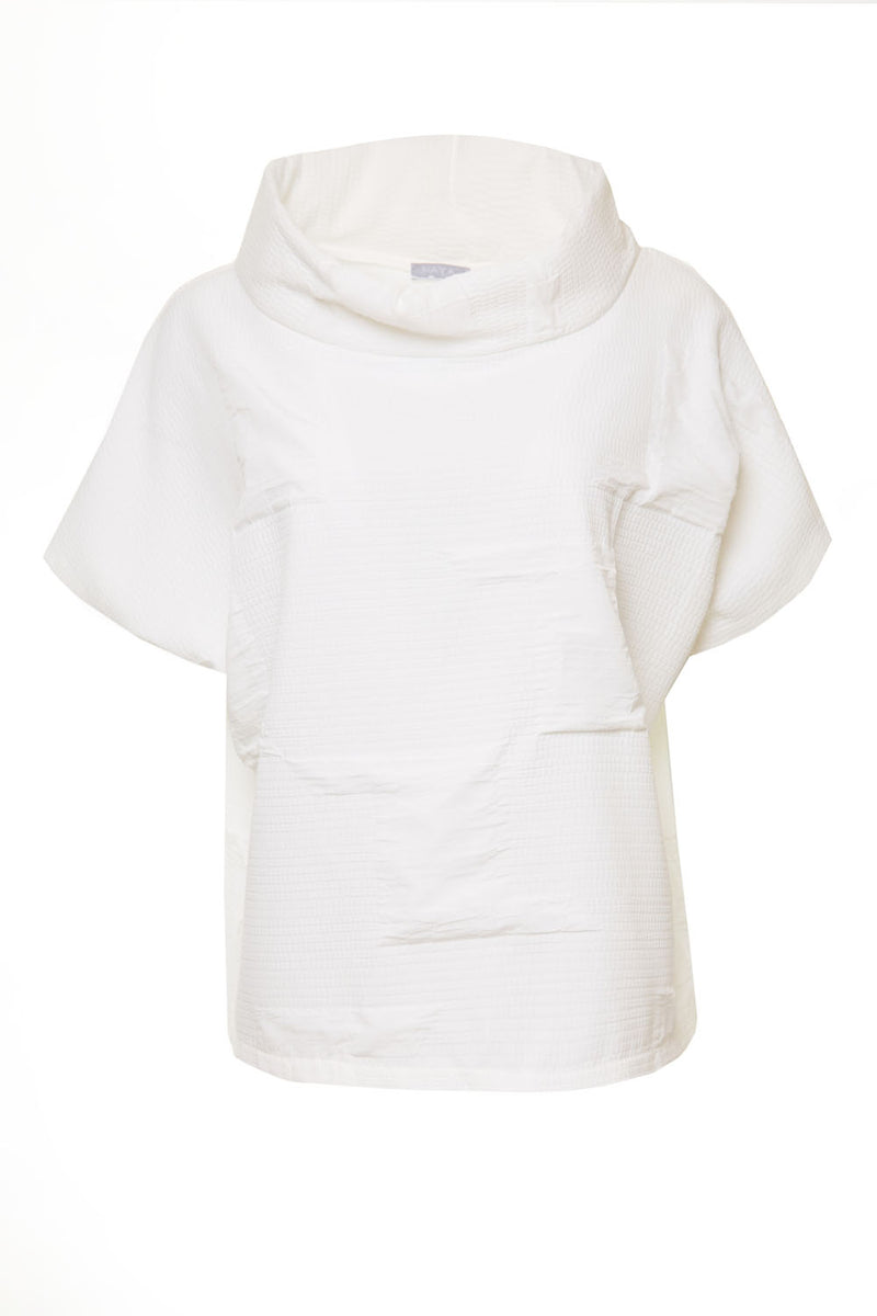 Funnel Neck Top - Cream