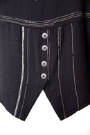 Short Sleeve Top - Black/white