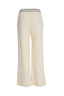 Wide Leg Jersey Trouser - Linen