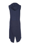 Jersey Hooded Gilet - Navy