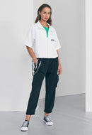 Short Quilted Jacket - Off White