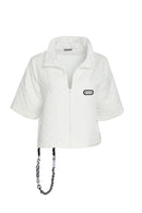Short Quilted Jacket - Off White