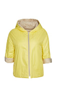 Contrast Lining Padded Jacket - Stone