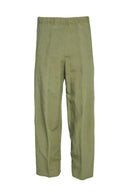Linen Look Pocket Trouser - Khaki