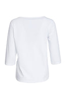 Placement Print Top - Vivid Blue