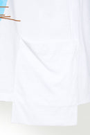 Placement Print Top - Vivid Blue