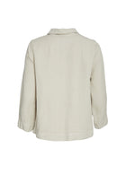 Fold Pocket Short Jacket - Stone