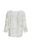 Print Square Top - Stone