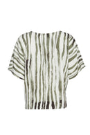 Stripe Top with Pocket - Green