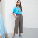 Drawstring Trouser - Taupe