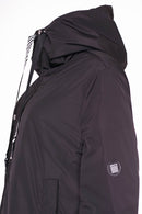 Stripe Neck Trim Jacket - Black