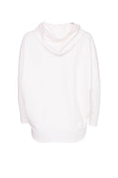 Printed Hooded Jumper - Off White