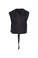 Bubble Short Hooded Tabard - Black