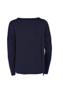 Jersey Top With Pocket - Navy