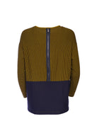 Patch Pocket Stripe Top - Lime