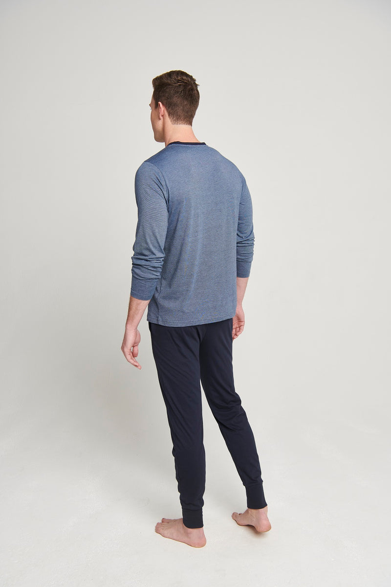 Knit Pyjama - Navy