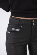 N.O.W. Skinny Faux Leather - Black