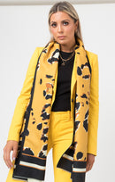 Naiomi Print Scarf - Yellow