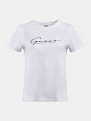 Amelia Round Neck T-shirt - Pure White