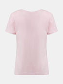 Amelia Round Neck T-shirt - Taffy Light Pink