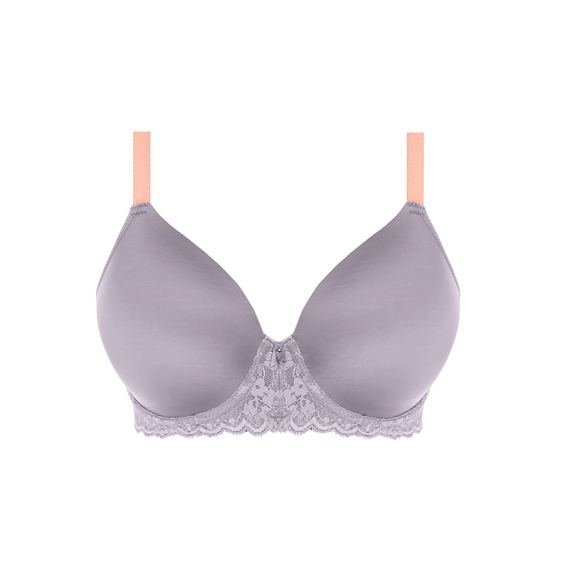 Offbeat Demi Plunge Moulded Bra - Mineral Grey