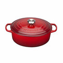 CHEFS SPECIAL PRICE - 22cm Cast Iron Bistro Casserole - Cerise