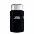 710ml King Stainless Steel King Food Flask - Matt Black