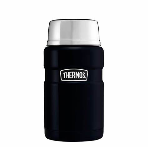 710ml King Stainless Steel King Food Flask - Matt Black