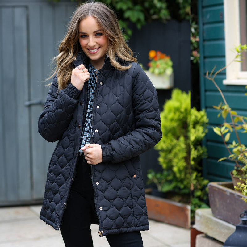 Ollie Padded Coat - Black