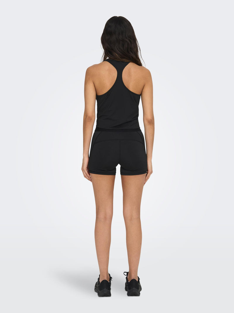 Park Sleeveless Train Top - Black