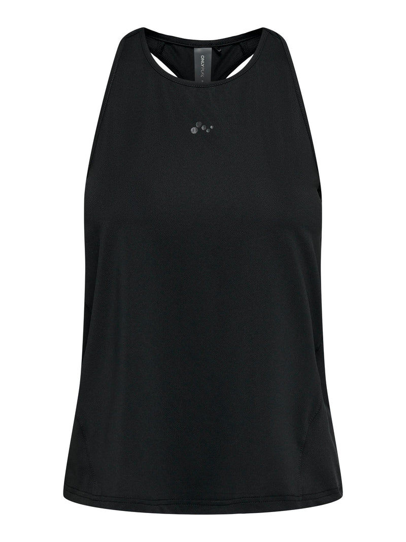 Park Sleeveless Train Top - Black