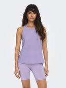 Park Sleeveless Train Top - Purple Rose