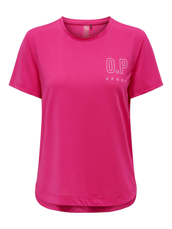 Park Short Sleeve Loose Tee - Pink Yarrow