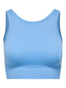JaiaLife Lounge Seam Short Top - Little Boy Blue