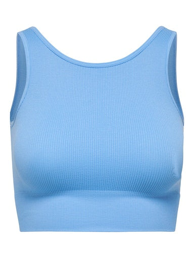 JaiaLife Lounge Seam Short Top - Little Boy Blue