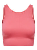 JaiaLife Lounge Seam Short Top - Sun Kissed Coral