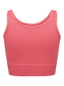 JaiaLife Lounge Seam Short Top - Sun Kissed Coral