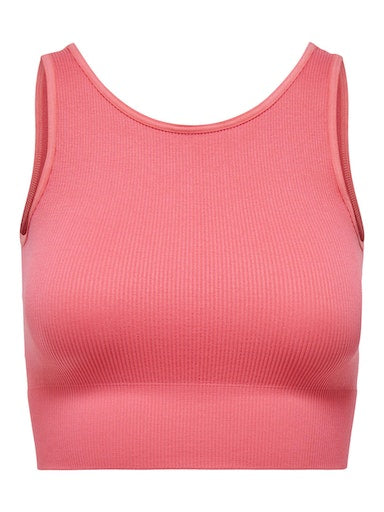 JaiaLife Lounge Seam Short Top - Sun Kissed Coral