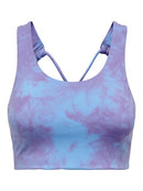 Fairy Tiedye Sports Bra - Purple Rose/little Boy Blue