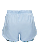 Ani All Over Print Train Shorts - Chambray Blue Print