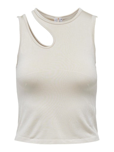 Salli Life Seam Crop Top - Oatmeal