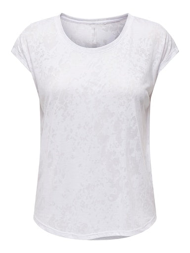 Abos Curved Burnout Tee - White