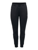 Mila Mid Waist Slim Joggers - Black