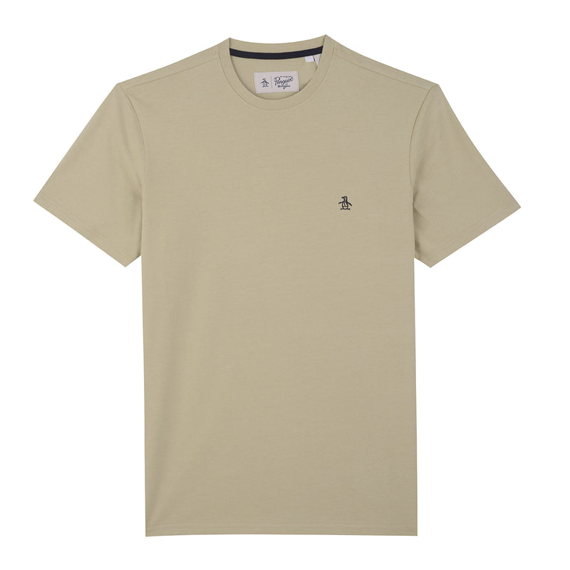 Embroidered Logo Short Sleeve T-Shirt - Moss Grey