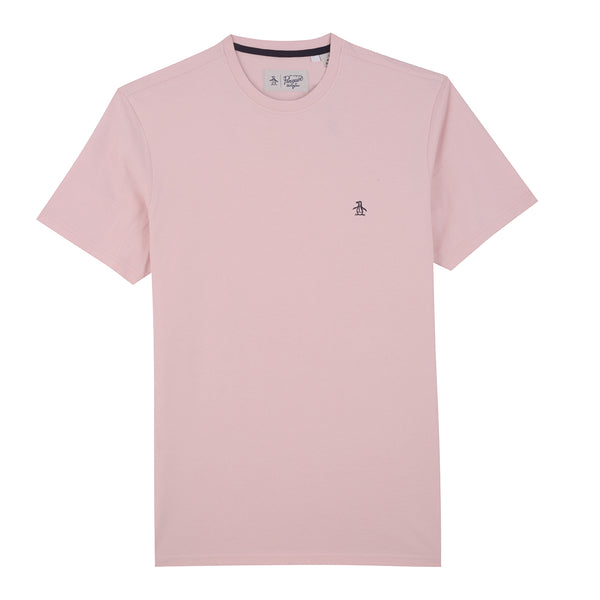 Embroidered Logo Short Sleeve T-Shirt - Parfait Pink